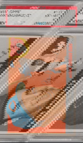 1955 Topps #172 Frank Baumholtz PSA 6 (Excellent-Mint)