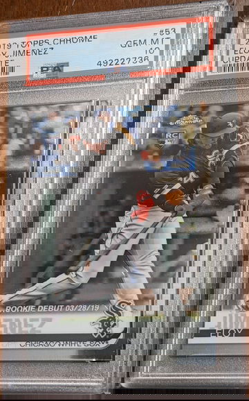 2019 Topps Chrome Update Eloy Jimenez PSA 10