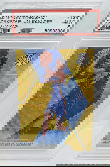 2019-20 MOSAIC SHAI GILGEOUS-ALEXANDER 133 GOLD WAVE PSA 9