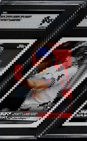 2024 Topps Hobby Rip Night Wyatt Langford #24 RC SGC 9