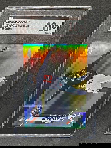 2020 Topps Chrome Throwing SP Ronald Acuna Jr