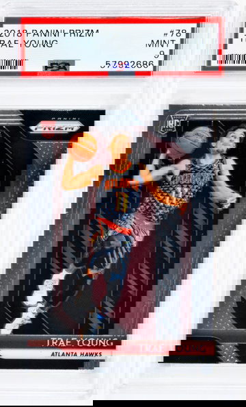 2018 Trae Young Panini Prizm    #78 PSA 9