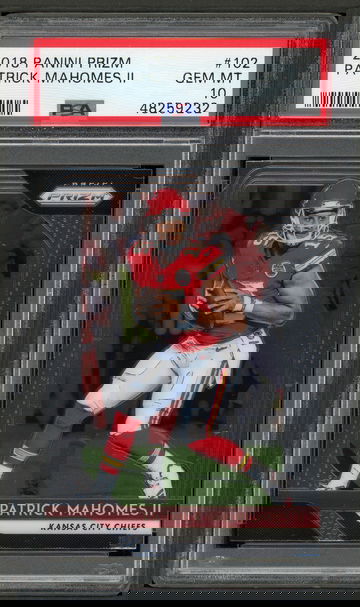 2018 Prizm #102 Patrick Mahomes II PSA 10