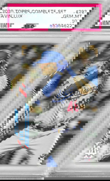 2020 Topps Complete Set Gavin Lux PSA 10