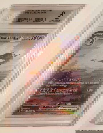 2023 Scarlet & Violet 151 CHARIZARD Ex SIR #199 BGS