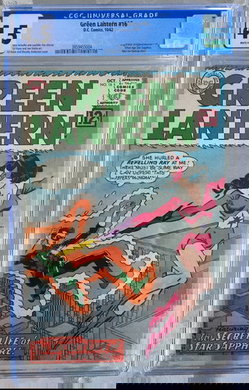 Green Lantern #16 (1962) CGC 4.5 -- White pages; 1st & origin of Star Sapphire