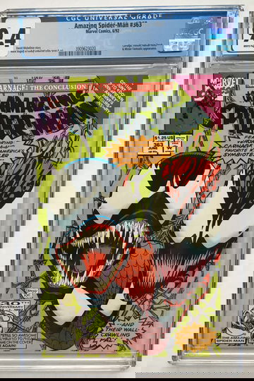 AMAZING SPIDER-MAN #363 CGC 9.4 (!?!) PERFECTLY CENTERED! FREE S/H.