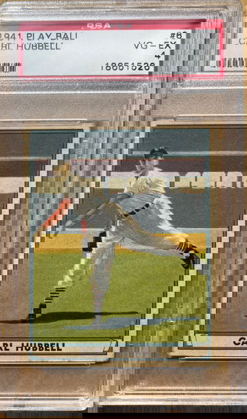 1941 Play Ball Carl Hubbell PSA 4