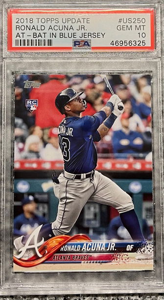 2018 Topps Update Ronald Acuna PSA 10 RC