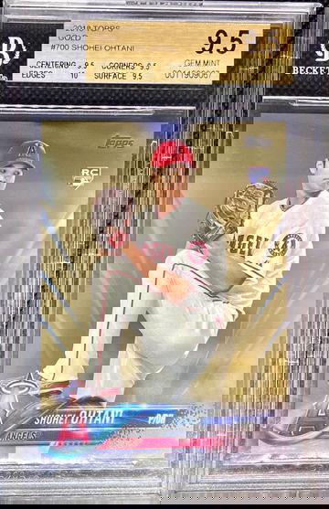 2018 Topps Gold Shohei Ohtani SP BGS 9.5 GEM MINT