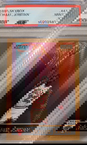 1990 Skybox Michael Jordan #41, PSA 9