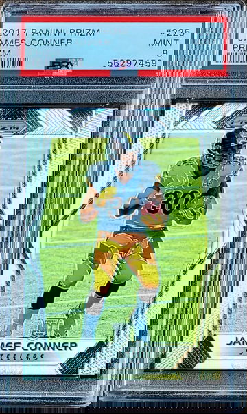 2017 JAMES CONNER Panini SILVER Prizm PSA 9 Rookie RC #225