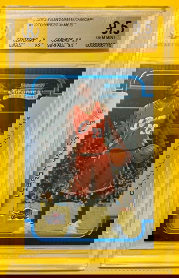 2003-04 Bowman Chrome Lebron James RC BGS 9.5