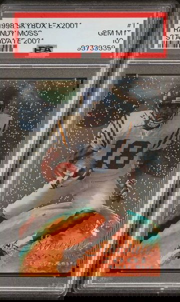 1998 Skybox E-X2001 Stardate 2001 #1 Randy Moss PSA 10 - pop 129