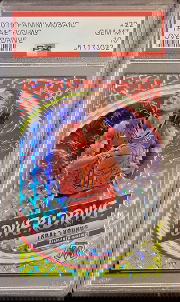 2019 Panini Mosaic Overdrive Trae Young #22 PSA 10 Gem Mint