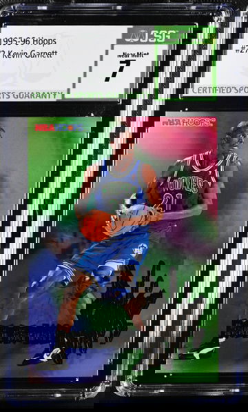 1995-96 Hoops #272 Kevin Garnett Rookle Card RC CSG 7