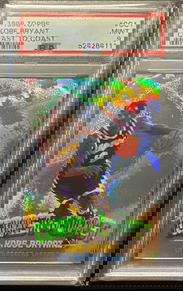 1998 Topps Coast to coast Kobe Bryant PSA 9