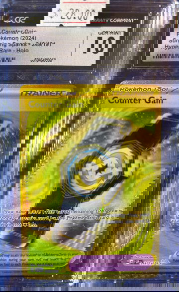 2024 Pokémon Counter Gain Surging Sparks 249/191 Hyper Rare CGC 10 Gem Mint