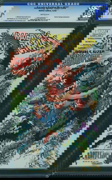 AMAZING SPIDER-MAN #500, CGC 9.6 NM+