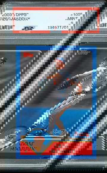 2003 Topps Greg Maddux PSA 9 MINT
