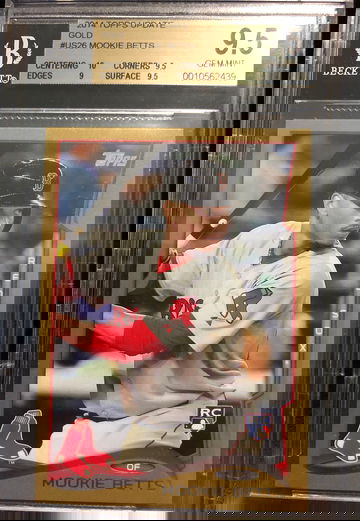 Mookie Betts 2014 Topps Update Gold BGS 9.5