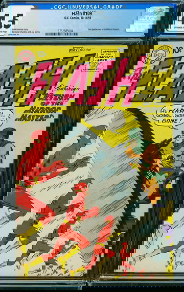 FLASH #109, CGC 4.5 VG+