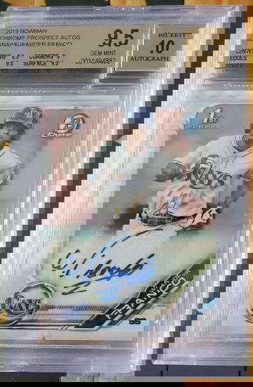 Wander Franco Bowman Chrome Auto