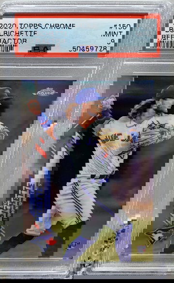 2020 Topps Chrome Bo Bichette Refractor PSA 9