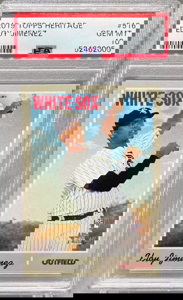 2019 Topps Heritage Eloy Jimenez #516 PSA 10