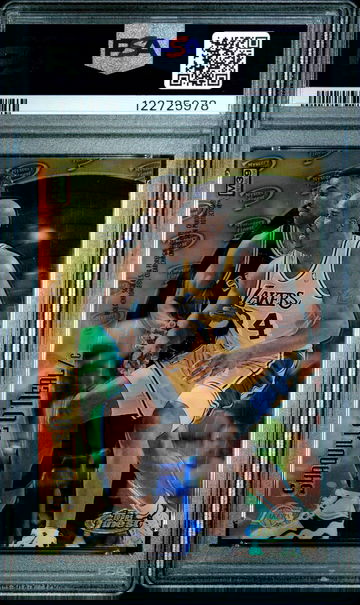 1998 Finest Mystery Shaquille O’Neal Tim Duncan Refractor PSA 9