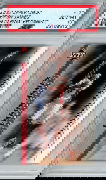 LEBRON JAMES 2003 Upper Deck Phenomenal Beginning #12 PSA 10 Gem Mint Cavs Lakers Heat