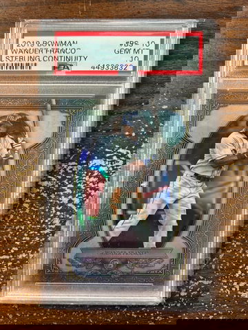 2019 Bowman BS-10 Wander Franco Sterling Continuity PSA 10