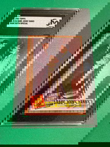 1962 Topps # 136 Babe Ruth 