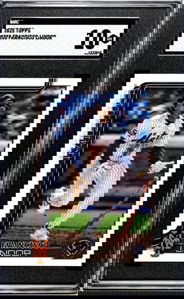 2025 Topps #350 Francisco Lindor SGC 10