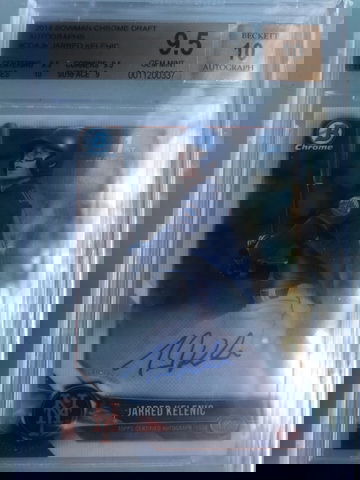 Jarred Kelenic bowman chrome auto bgs 9.5