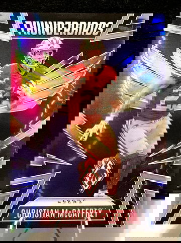 2025 Phoenix  Christian Mccaffrey   Thunderbirds Silver  49er SP 