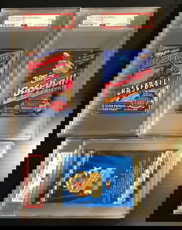 1993 Upper Deck Topps Bowman Packs PSA 9 Series 1 2