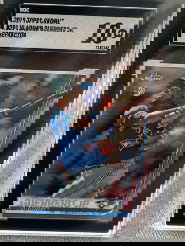 2019 Topps Chrome Vladimir Guerrero Jr Refractor SGC 10