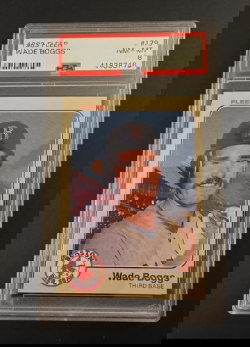 1983 Fleer #179 Wade Boggs PSA 8