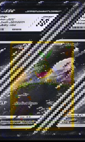 2023 Pokémon Crown Zenith Galarian Gallery Turtwig #GG31/GG70 Holo CGC 10