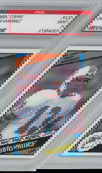 Dan Marino 1984 Topps RC PSA 9