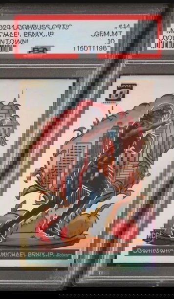 PSA 10 2024 Optic DOWNTOWN Michael Penix Jr. ROOKIE