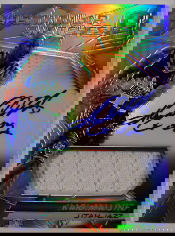 Karl Malone 2016-17 Panini Spectra Spectacular Swatches Auto Jersey /25