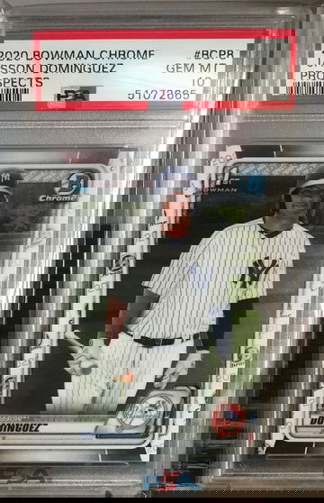 2020 JASSON DOMINGUEZ 1st Bowman Chrome Prospects #BCP-8 PSA 10 GEM MINT