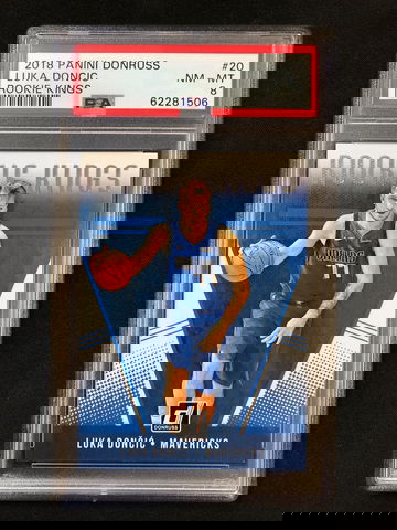 2018 Panini Donruss - Luka Doncic - Rookie Kings PSA 8