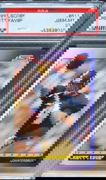 Brett Favre 1991 Score