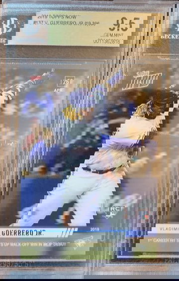 Vladimir Guerrero Jr. Topps Now BGS 9.5 RC Rookie Card Gem Mint