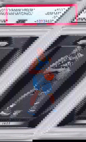 Donovan Mitchell 2017 Prizm PSA 10 