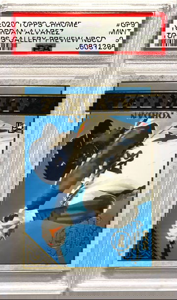 Yordan Alvarez 2020 Topps Galley Preview RC PSA9 Mint 