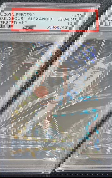 2021 Panini Spectra Shai Gilgeous-Alexander Interstellar /75 PSA 10